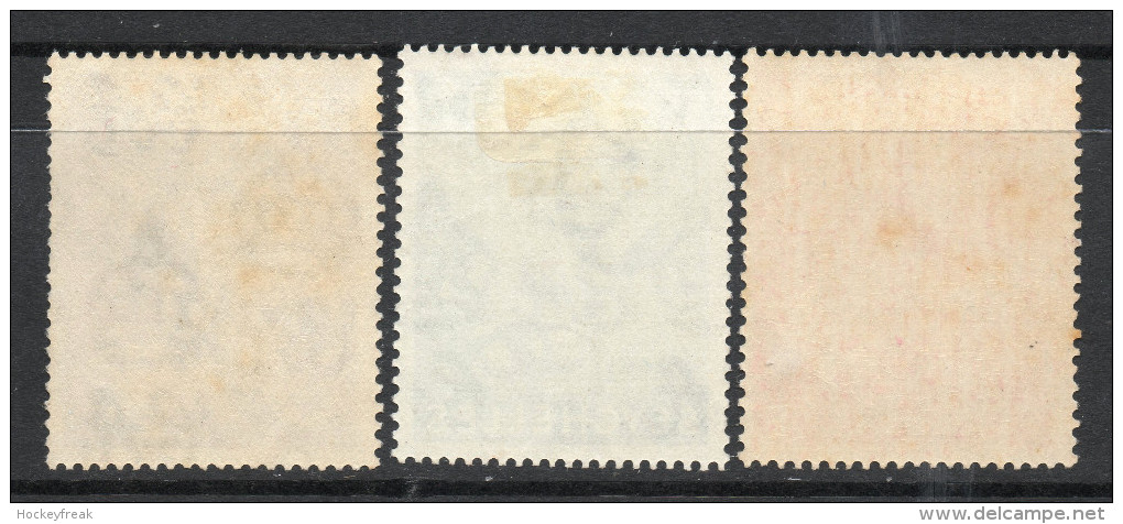 Seychelles 1938-41 - 2c On Chalky, 3c Green & 3c Orange On Chalky SG135-136a MH Cat £14.75 SG2020- See Description Below - Seychelles (...-1976)