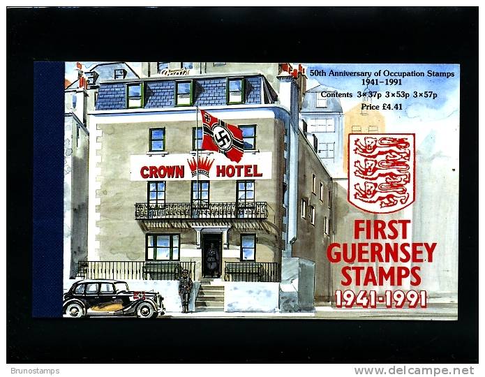 GUERNSEY - 1991 FIRST GUERNSEY STAMPS PRESTIGE BOOKLET MINT NH - Guernesey