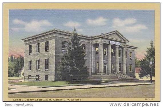 Nevada Carson City Ormsby County Court House - Andere & Zonder Classificatie