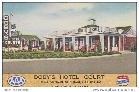 Alabama Montgomery Dobys Hotel Court - Montgomery