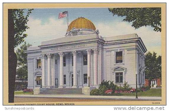 Nevada Reno Washoe County Court House - Other & Unclassified