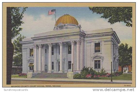 Nevada Reno Washoe County Court House - Reno