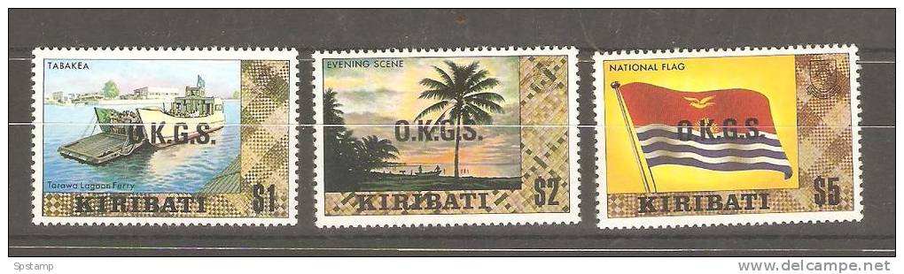Kiribati 1981 Officials Set 15 MNH - Kiribati (1979-...)