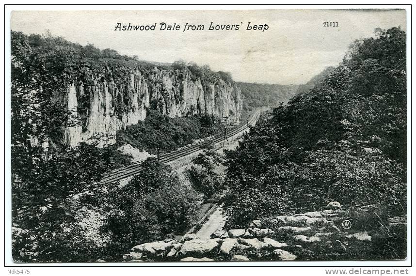 BUXTON : ASHWOOD DALE FROM LOVERS' LEAP - Derbyshire