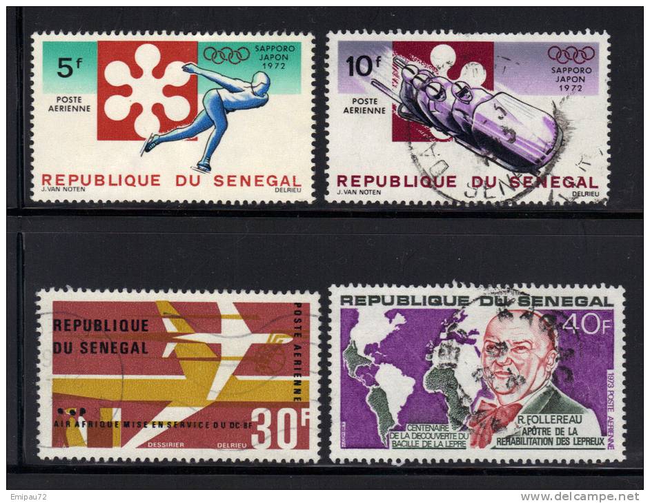 SENEGAL- Divers Timbres De La Poste Aerienne - Oblitérés - Sénégal (1960-...)