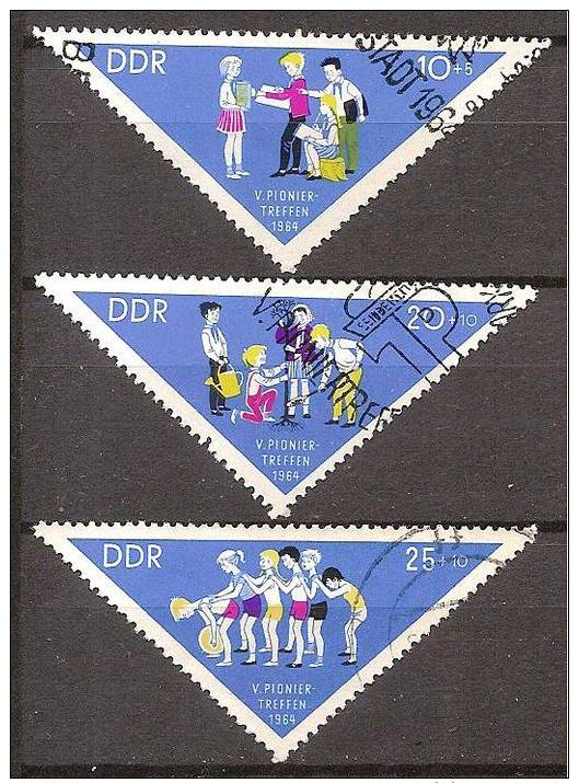 ALLEMAGNE,(DDR)DEUTSCHLAND,GERMANY,GERMANIA,ALEMANIA,OBLITERE,YVERT 748/50. - Oblitérés