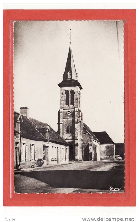 LA FRESNAYE SUR CHEDOUET (72) /CPSM / EDIFICES / L'Eglise - La Fresnaye Sur Chédouet