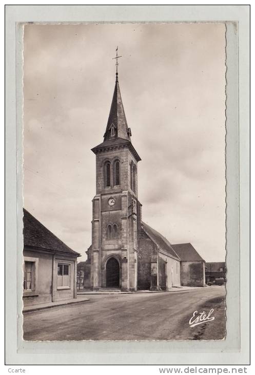 LA FRESNAYE SUR CHEDOUET (72) /CPSM / EDIFICES / L'Eglise - La Fresnaye Sur Chédouet