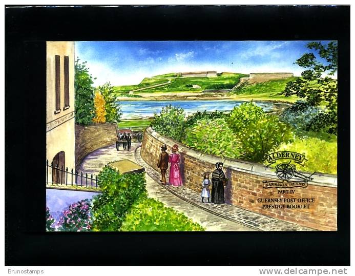 ALDERNEY - 2000  GARRISON ISLAND  IV  PRESTIGE BOOKLET   MINT NH - Alderney