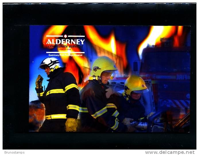 ALDERNEY - 2004  FIRE SERVICE  PRESTIGE BOOKLET   MINT NH - Alderney