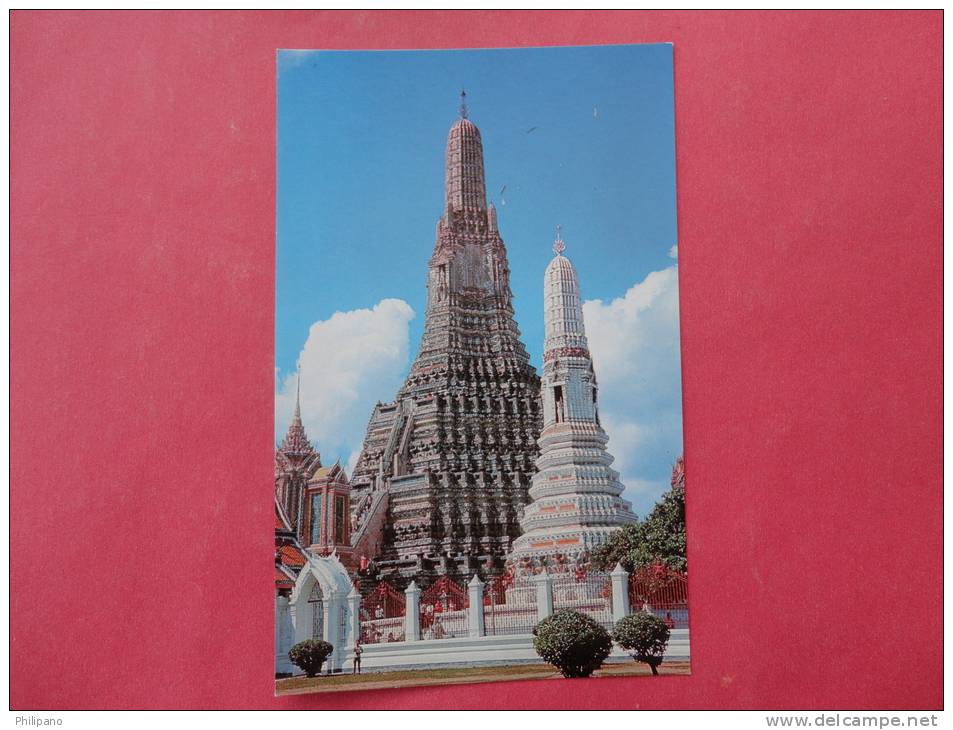 Bankok Thailand - Wat Aroon  Temple Of Dawn - Early Chrome---- Ref- 841 - Indonésie