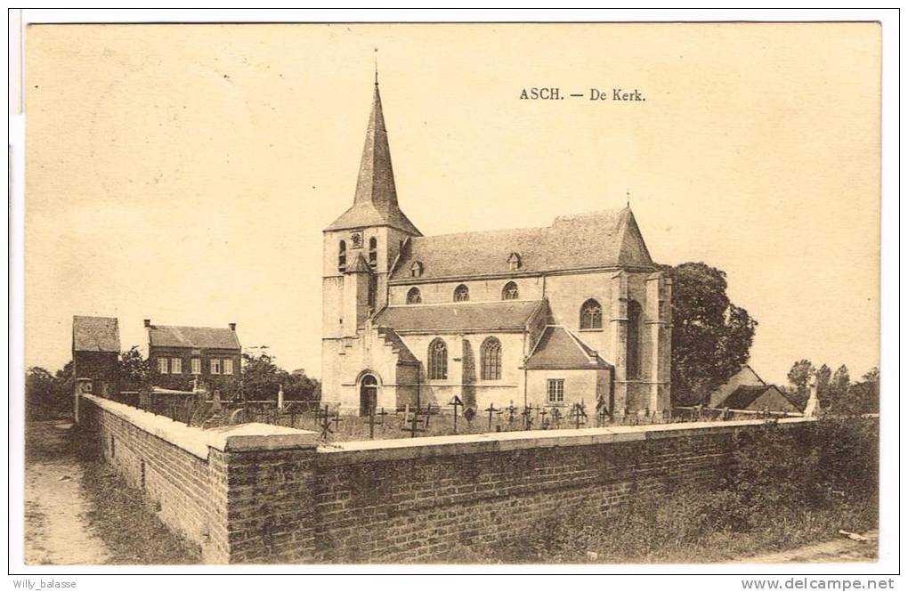 Postkaart / Carte Postale "Asch / As - De Kerk / L'Eglise" - As