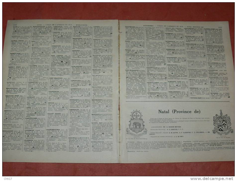 SIERRA LEONE FREETOWN AFRIQ SUD CAPE TOWN PRETORIA  EXTR ANNUABOTTIN PROFESSIONS 1934  INDUSTRIELS COMMERCES ET METIERS - Directorios Telefónicos