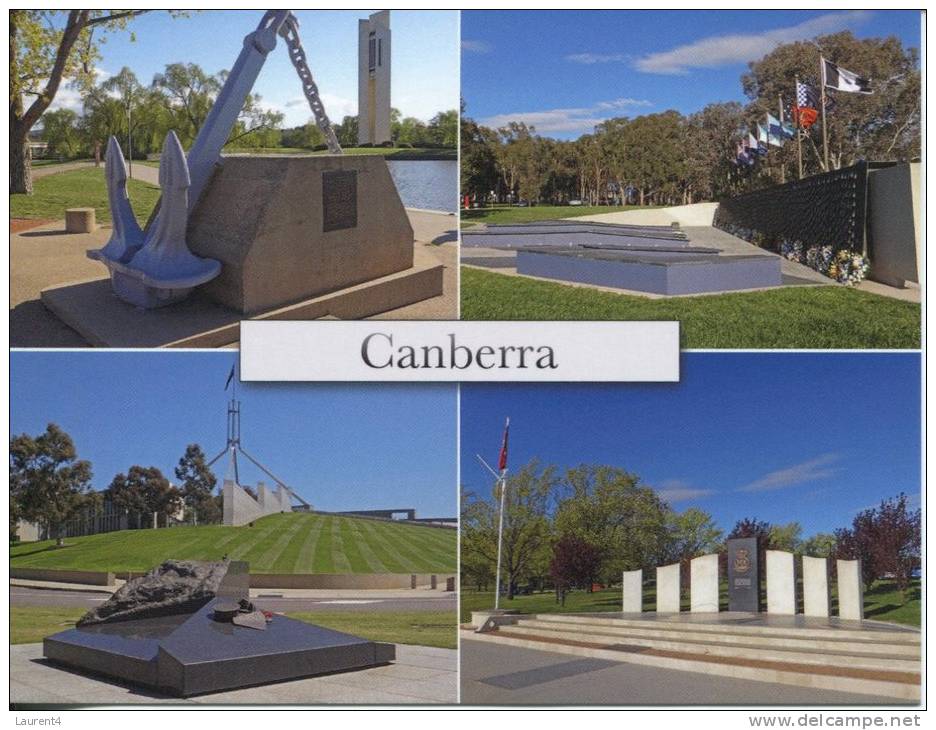 City Of Canberra - Australian Capital Territory - HMAS Canberra Memorial, Police Memorial + 2 More - Canberra (ACT)