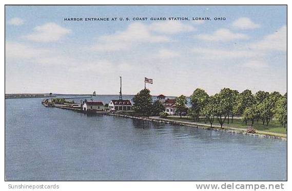 Ohio Lorian Harbor Entrance At U S Coast Guard Station - Sonstige & Ohne Zuordnung