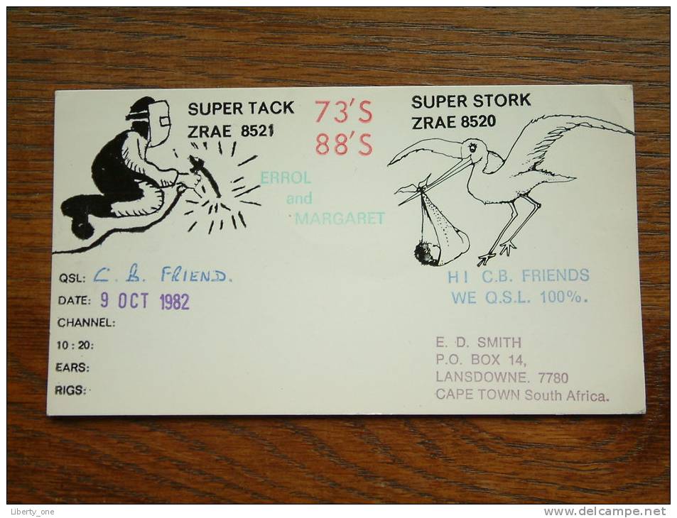 SUPER TACK - SUPER STORK E.D. Smith Lansdowne ( South Africa ) Anno +/- 1982 ( Zie Foto Voor Details ) - CB