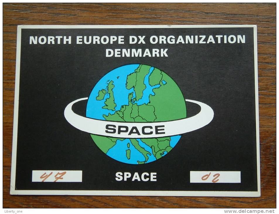 SPACE / Helmer H. Kristensen Bjerringbro ( Denmark ) Anno +/- 1982 ( 2 Cards / Zie Foto Voor Details ) - CB-Funk
