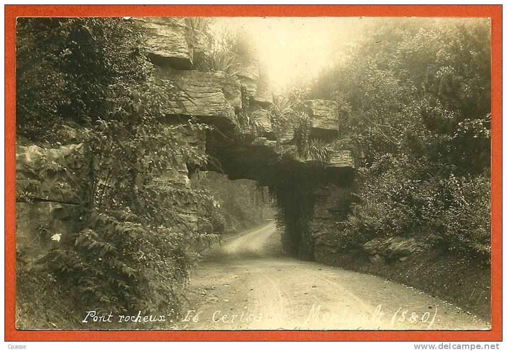 CPA 95 MONTSOULT Pont Rocheux La Cerisaie ° édition Genre CARTE PHOTO - Montsoult