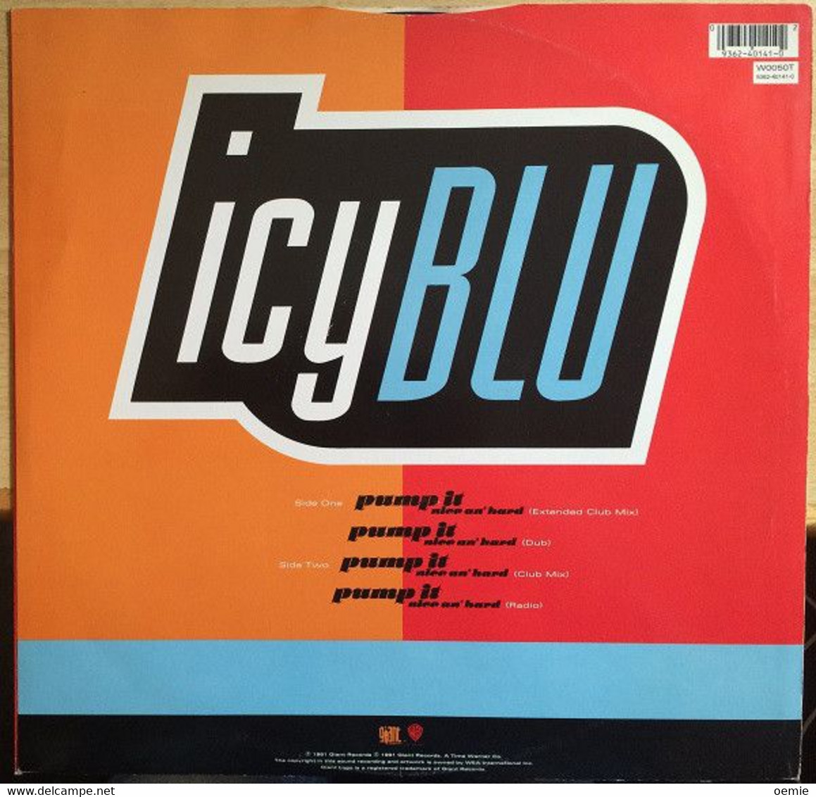 ICY BLU  °  PUMP IT NICE AN HARD - 45 T - Maxi-Single