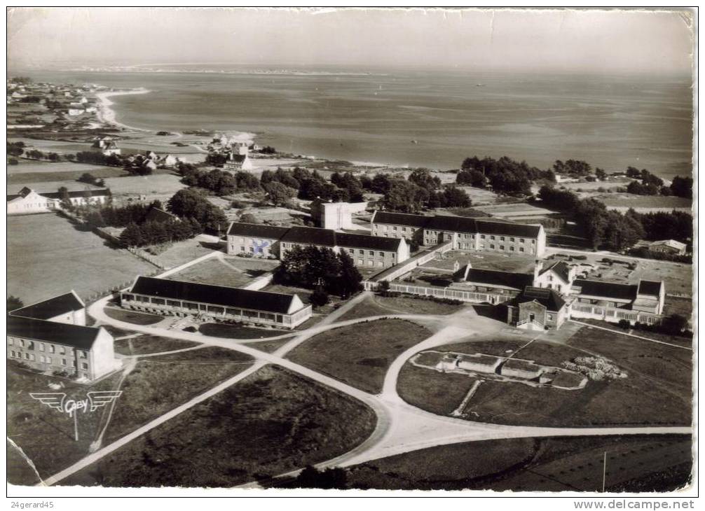 CPSM PLOEMEUR (Morbihan) - La France Vue Du Ciel..... Kerpape Le Sanatorium Marin - Ploemeur