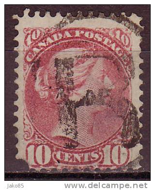 CANADA - 1870 - YT N° 34 - Oblitéré - 1 Dent HS - Petit Prix - Oblitérés