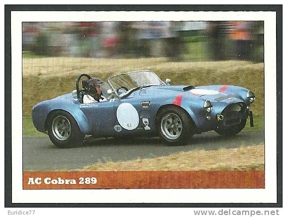 AC Cobra 289 Sticker - Size:70x50 Mm. Aprox. - Collection Of Vintage Cars - Altri & Non Classificati