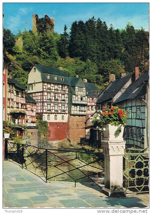 MONSCHAU I. D. EIFEL - Rurpartie Mit Ruine Haller - TBE, Carte Neuve, 2 Scans - Monschau