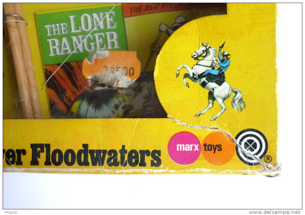 LONE RANGER - THE RED RIVER FLOODWATERS - MARX TOY En Blister - Other & Unclassified