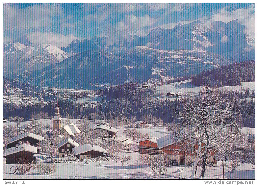 21810 Cordon, Village Et Chaine Mont Blanc -Cordon H12 Serge Deschamps - Autres & Non Classés