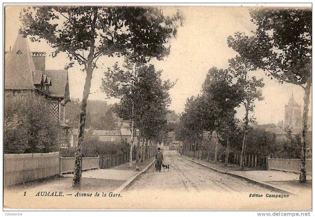 76 AUMALE  AVENUE DE LA GARE - Aumale