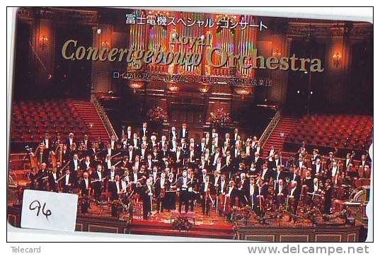 TELECARTE JAPON * CONCERTGEBOUW * CHEF D ' ORCHESTRA (96) Conductor * DIRECTOR MUSIC * PHONECARD JAPAN * CONCERT - Muziek