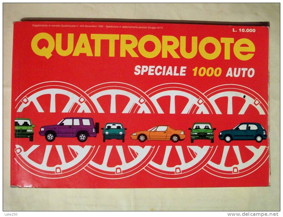 QUATTRORUOTE SPECIALE 1000 AUTO - Motoren