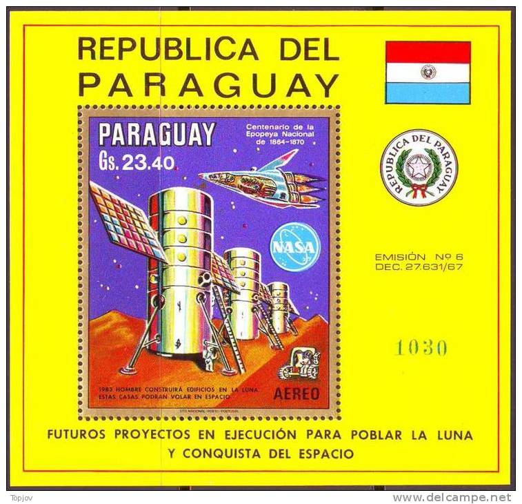 PARAGUAY - NASA In THE MONTH  - **MNH - 1970 - América Del Sur