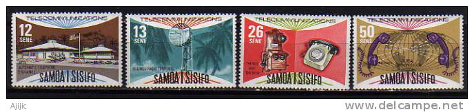 Les Telecommunications Aux Iles Samoa. 4 T-p Neufs **   Yv. 392/5 - Samoa