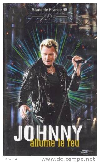 V-H-S  Johnny Hallyday  "  Stade De France 98  " - Concert En Muziek
