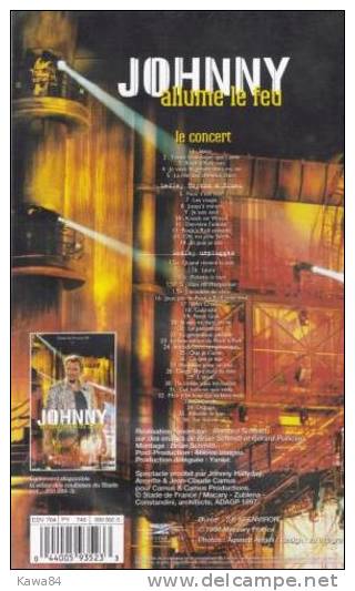 V-H-S  Johnny Hallyday  "  Stade De France 98  " - Concert Et Musique