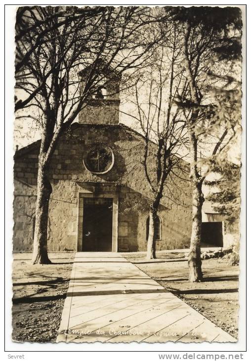 LE CHAMBON Sur LIGNON. - Le Temple. CPM Dentelée - Le Chambon-sur-Lignon