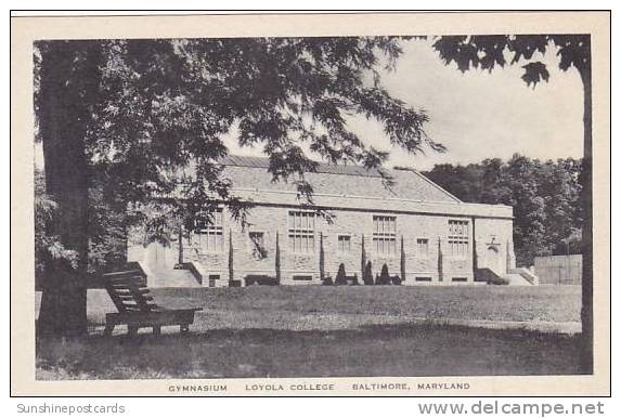 Maryland Baltimore Gymnasium Loyola College Albertype - Baltimore