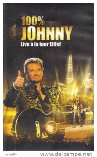 V-H-S  Johnny Hallyday  "  Live à La Tour Eiffel   " - Concert Et Musique