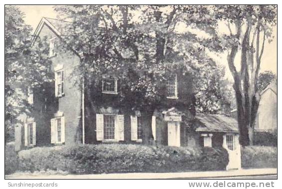 Delaware Newcastle Kensey Johns House Built 1789 Albertype - Other & Unclassified