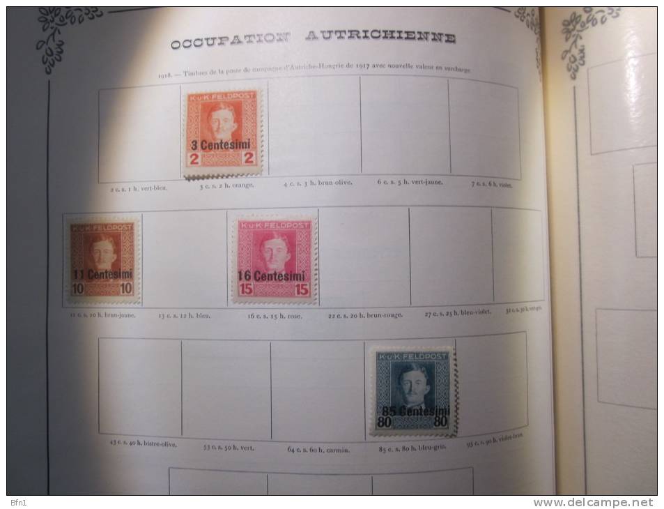 COLLECTION TIMBRES ROYAUME D´ITALIE  OCCUPATION AUTRICHIENNE DEBUT 1918  NEUFS AVEC  CHARNIERES - Occ. Autrichienne