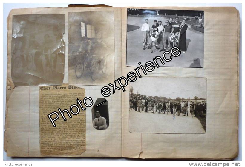 Lot Album Carte Photo Document Cyclisme Sport Vélo Bike Fahrrad 1914 1975