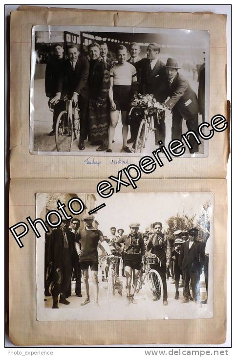 Lot Album Carte Photo Document Cyclisme Sport Vélo Bike Fahrrad 1914 1975