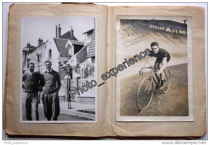 Lot Album Carte Photo Document Cyclisme Sport Vélo Bike Fahrrad 1914 1975