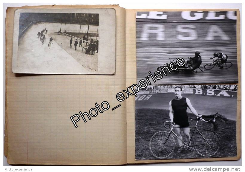 Lot Album Carte Photo Document Cyclisme Sport Vélo Bike Fahrrad 1914 1975