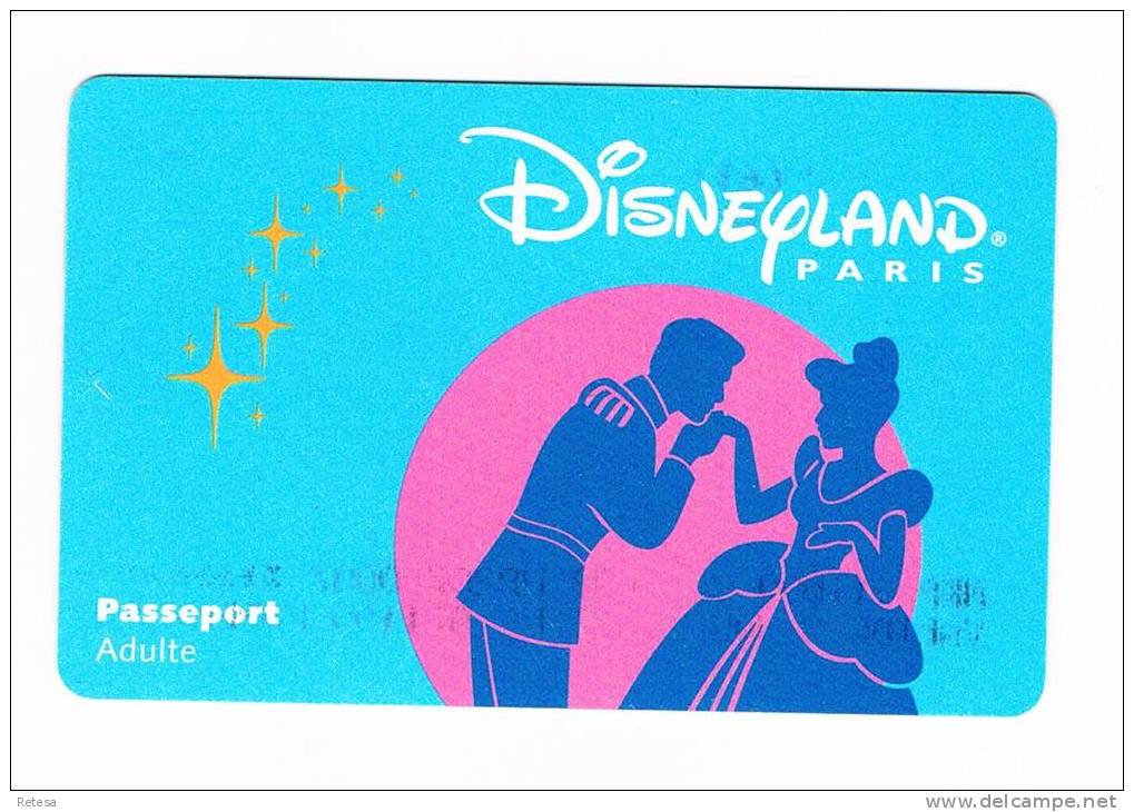 DISNEYLAND PARIS PASSEPORT ADULTE 1999 - Autres & Non Classés