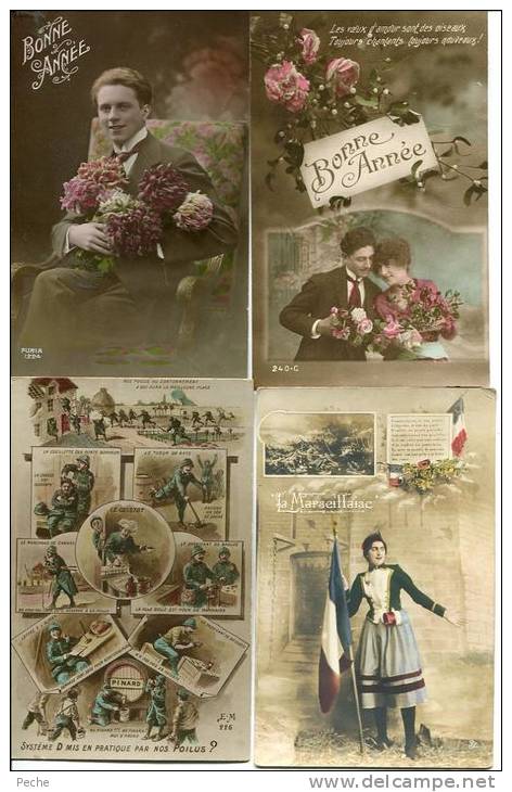 N°29046 -LOT 8 CPA Fantaisie -tous Les Scans Visibles- - 5 - 99 Postcards