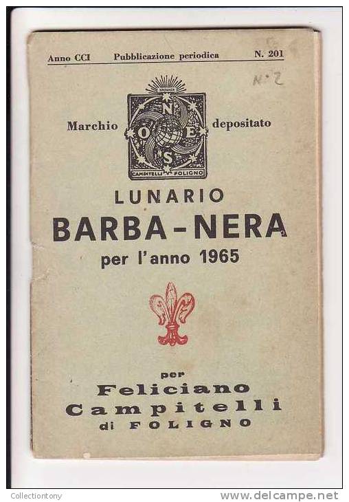 Lunario - BARBA-NERA 1965 - Numero 201 - Small : 1961-70