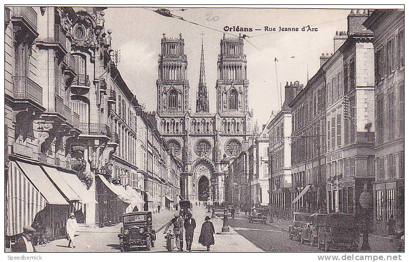 21834 -six 6 Cpa -ORLEANS -souvenir -rue Jeanne Arc - Nef - Entree Pont Royal -rue Royale -caserne Chatillon Artillerie - Orleans