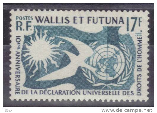 WALLIS Et FUTUNA 1958     Poste Yvert    N° 160    Neuf Trace Fine Charnière Cote 4,60 €uros - Nuevos